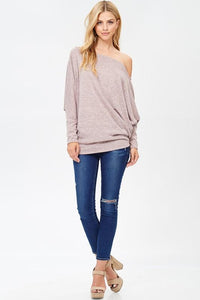 "More Than You" Dolman Top (Blush)