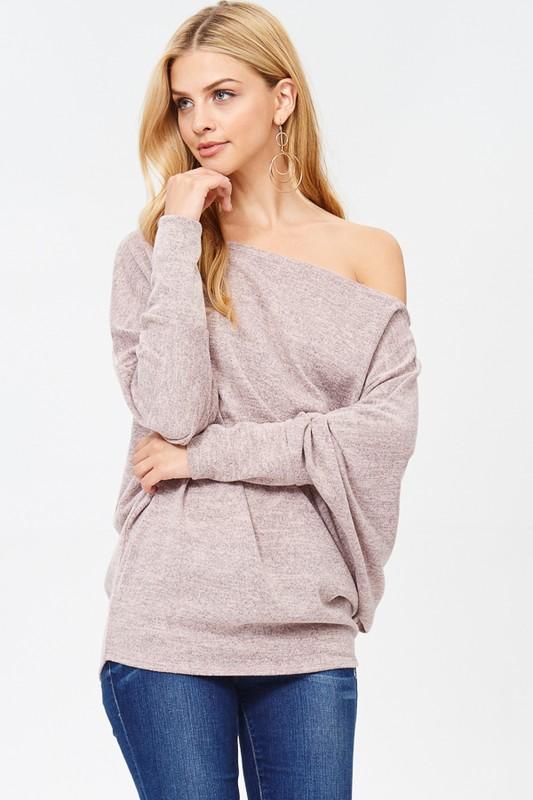 "More Than You" Dolman Top (Blush)