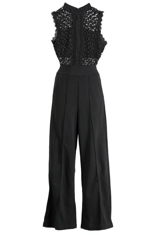 "Refine And Poise" Crochet Jumpsuit