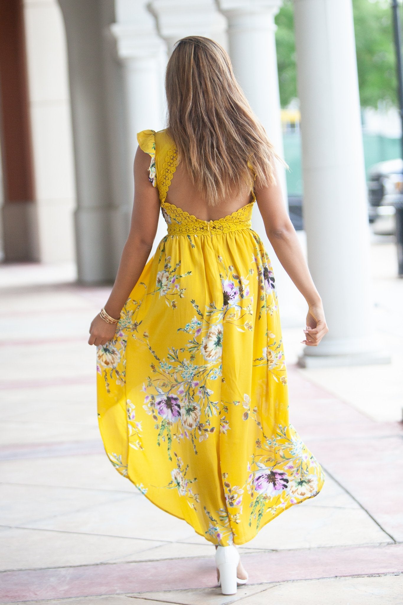 "Bounded By Florals" Maxi Dress