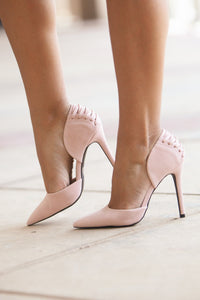 "Prim & Proper" D'Orsay Pumps (Blush)