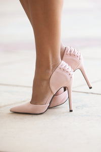 "Prim & Proper" D'Orsay Pumps (Blush)