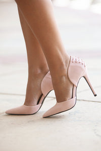 "Prim & Proper" D'Orsay Pumps (Blush)