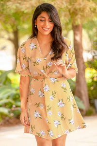 "You're Too Sweet" Shift Dress (Yellow)