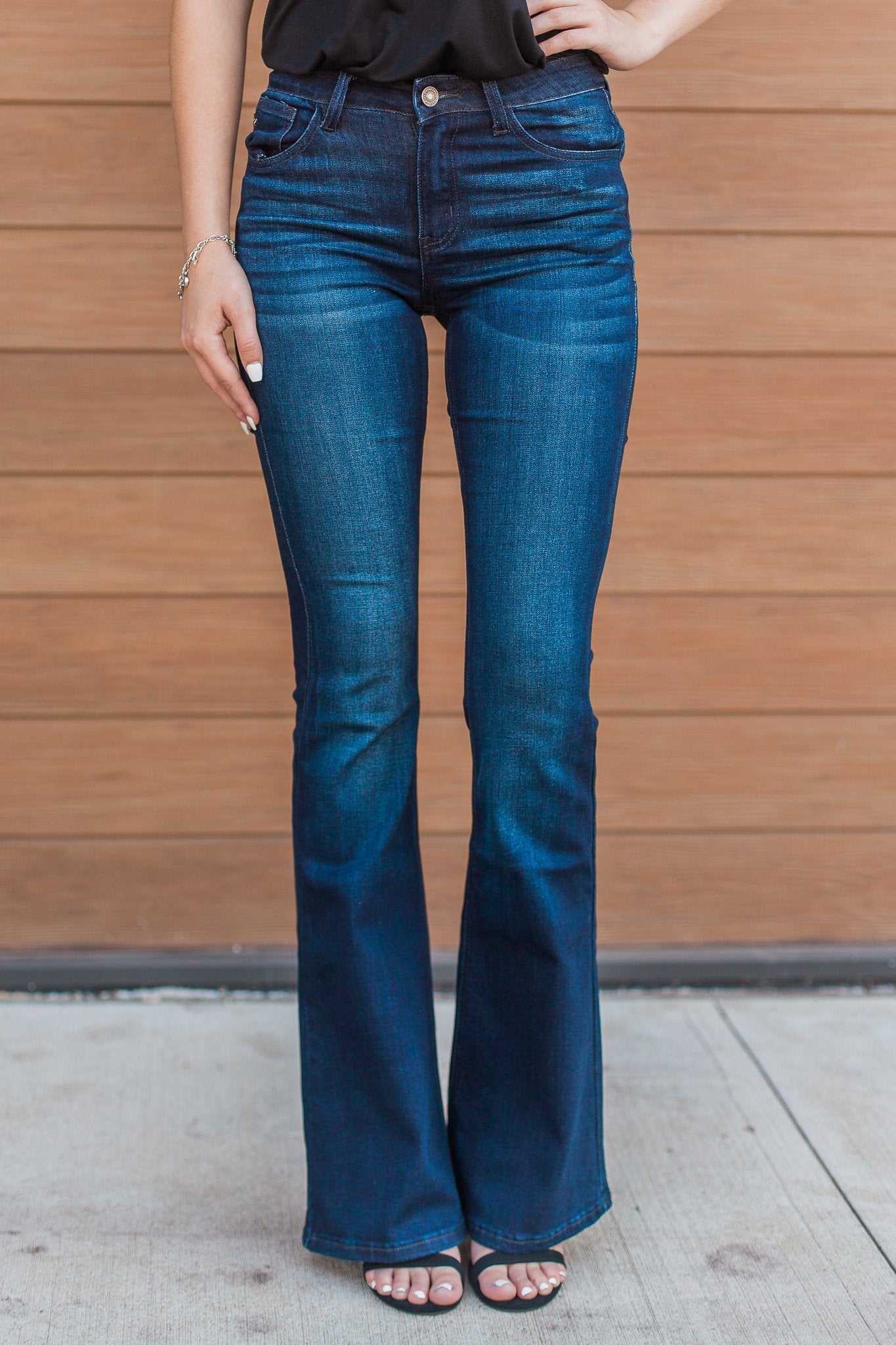 "It's A Revolution" Bootcut Jeans (Indigo Wash)