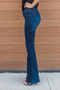 "It's A Revolution" Bootcut Jeans (Indigo Wash)
