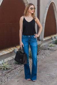 "It's A Revolution" Bootcut Jeans (Medium Wash)