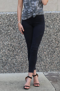 "Set The Trend" Moto Leggings (Black)