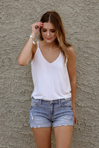 "On Summer Break" Denim Shorts (Light Wash)