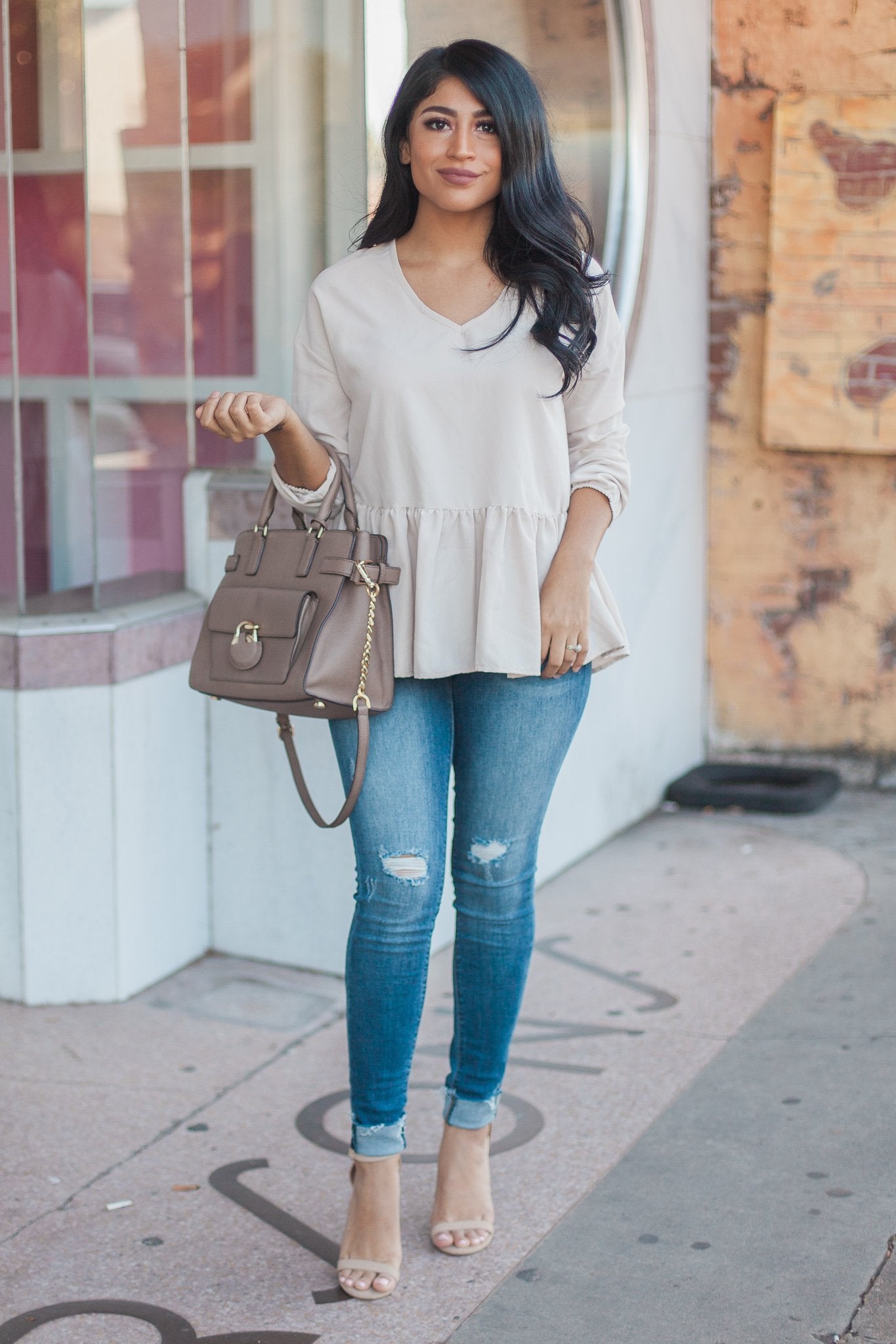 "Return To Me" Ruffle Top