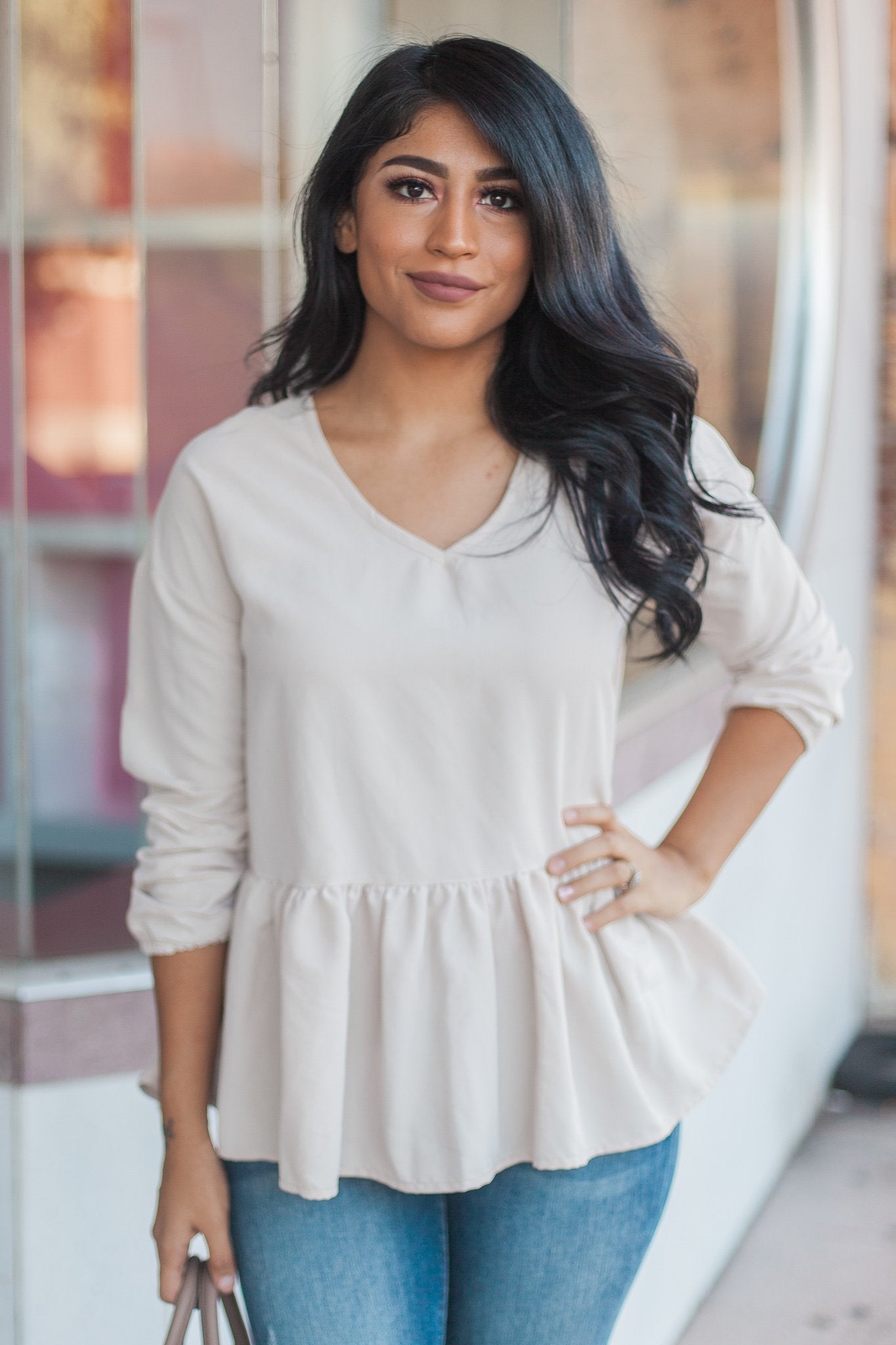 "Return To Me" Ruffle Top