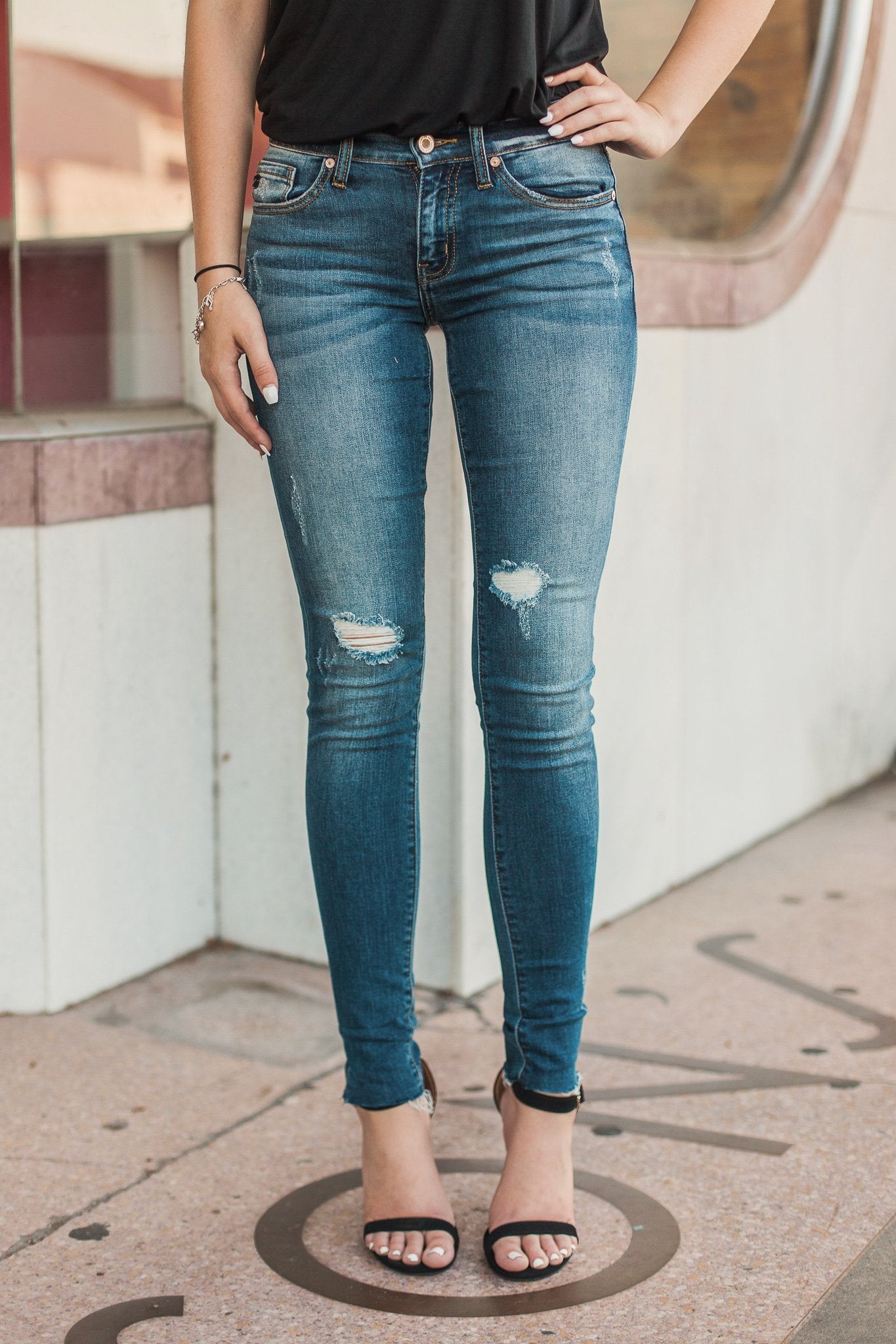 "She's Walking Away" Skinny Jeans