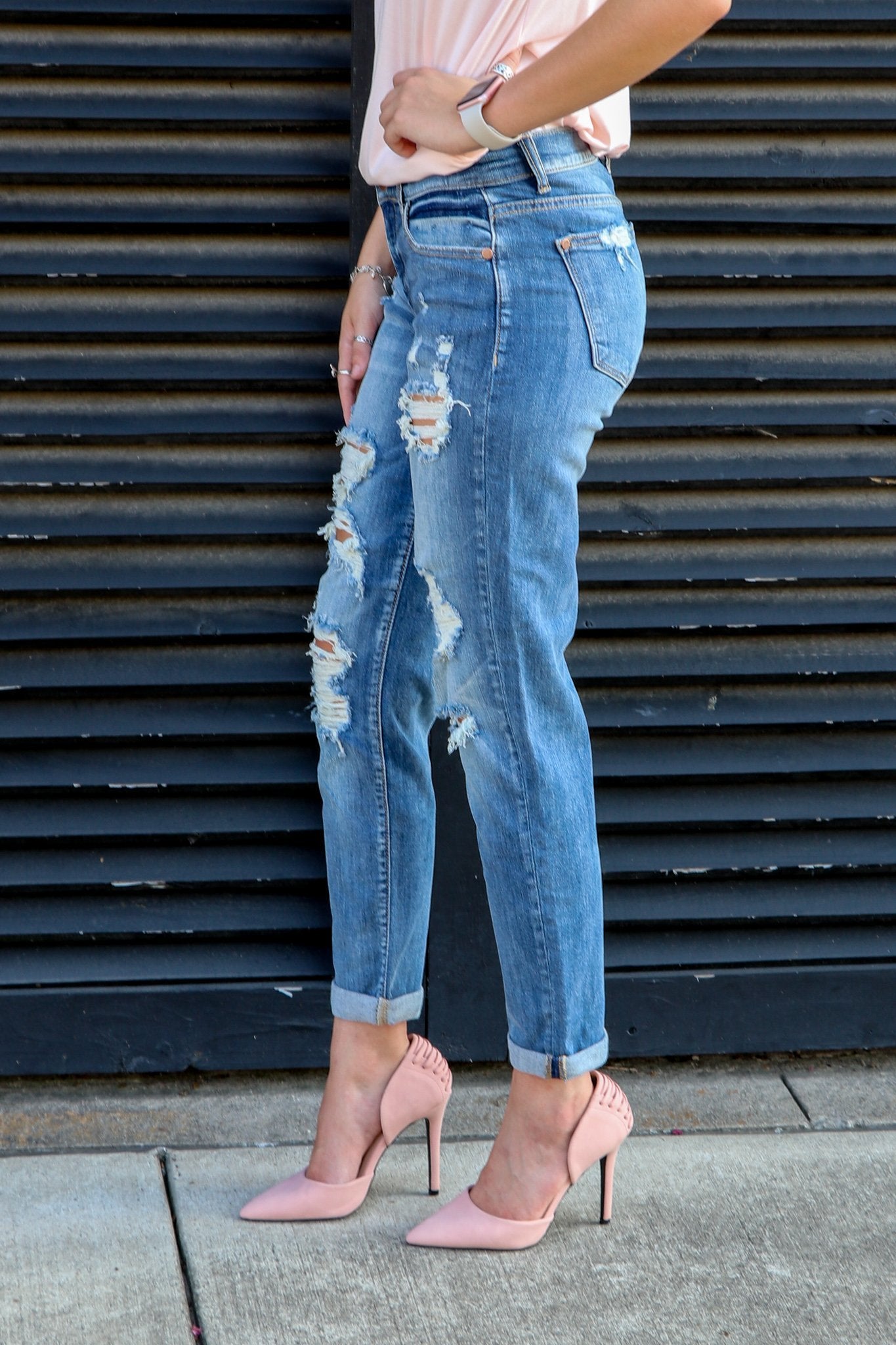 "Turn The Page" Boyfriend Jeans