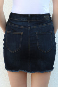 "Stay By Me" Denim Skirt