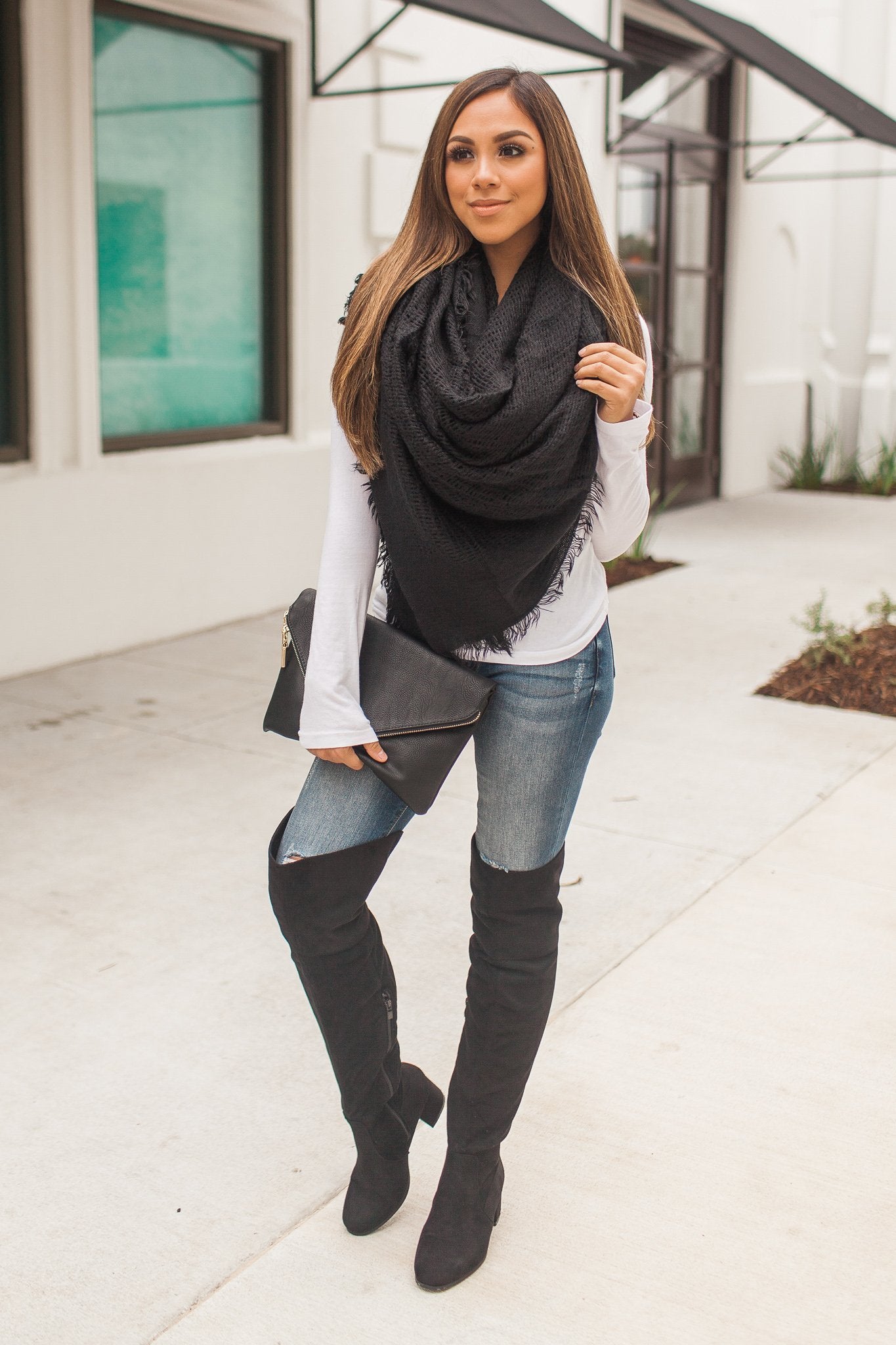 Harvest Season Scarf (Black)