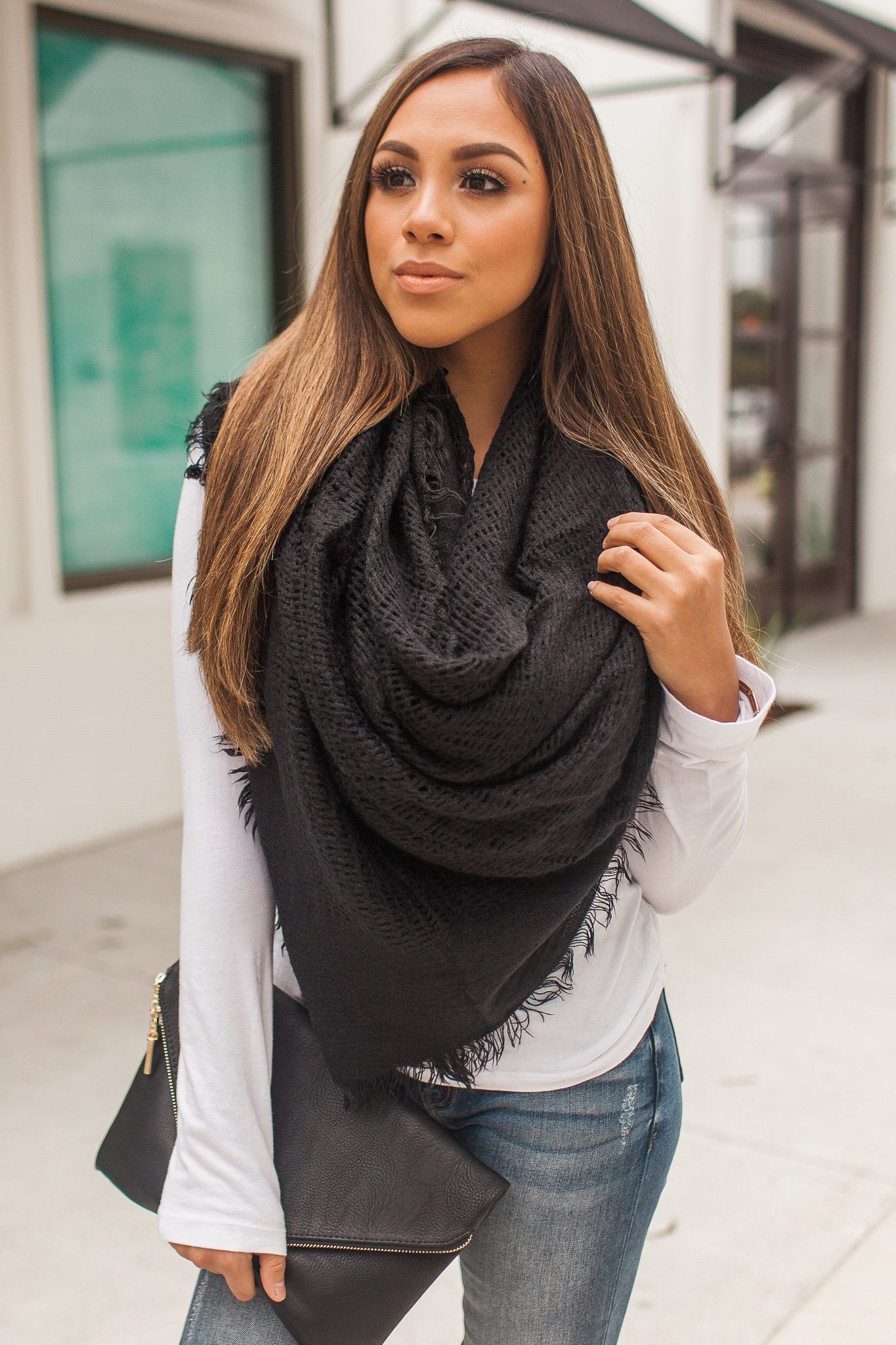 Harvest Season Scarf (Black)