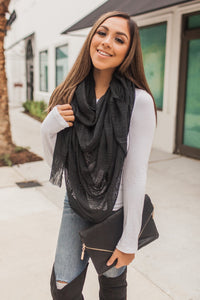 Casual Affair Scarf (Black)