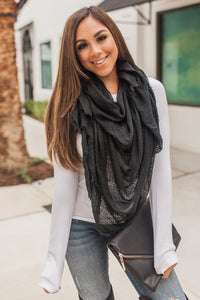 Casual Affair Scarf (Black)