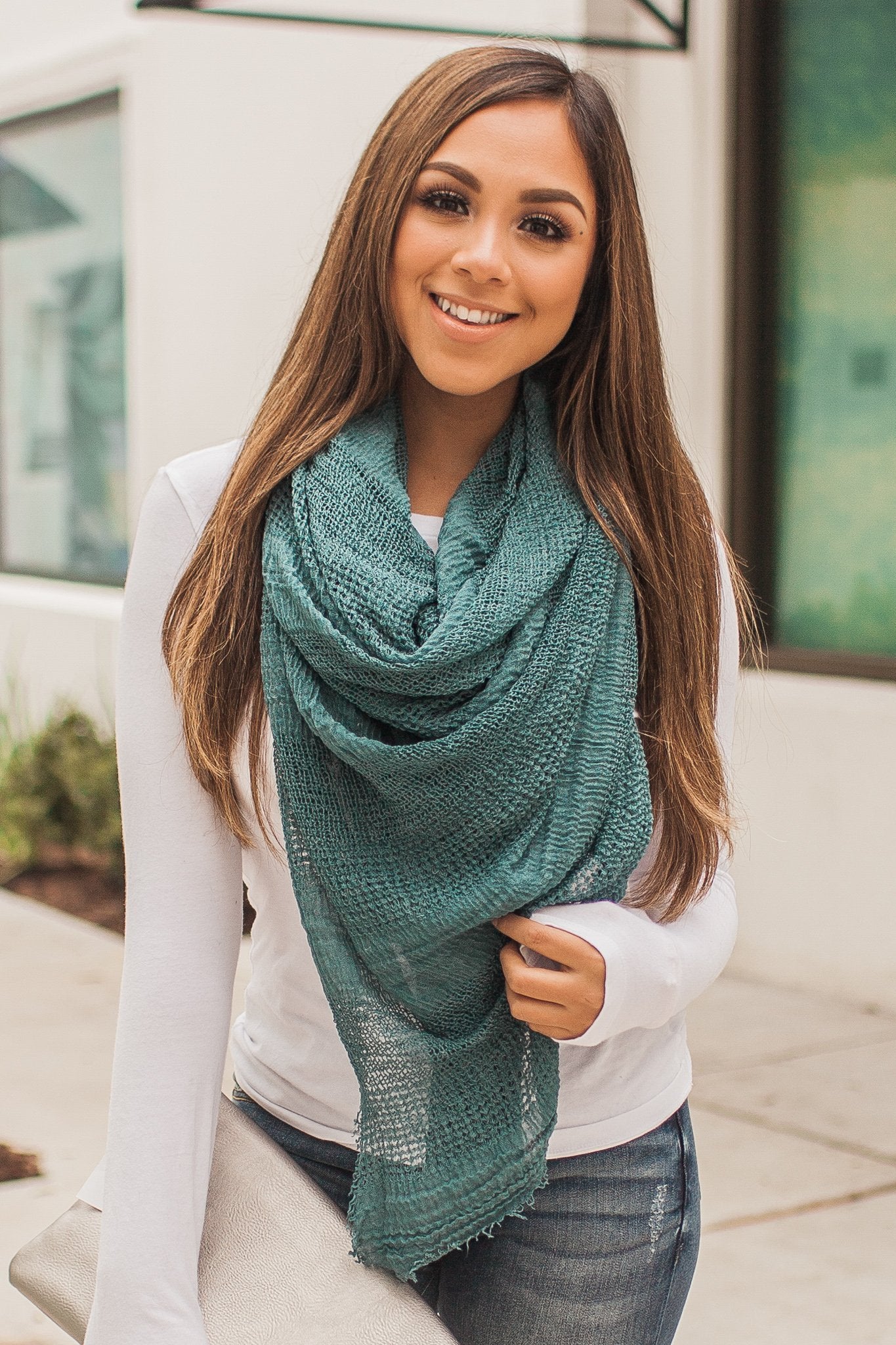 Casual Affair Scarf (Teal)