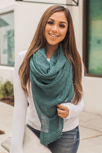 Casual Affair Scarf (Teal)