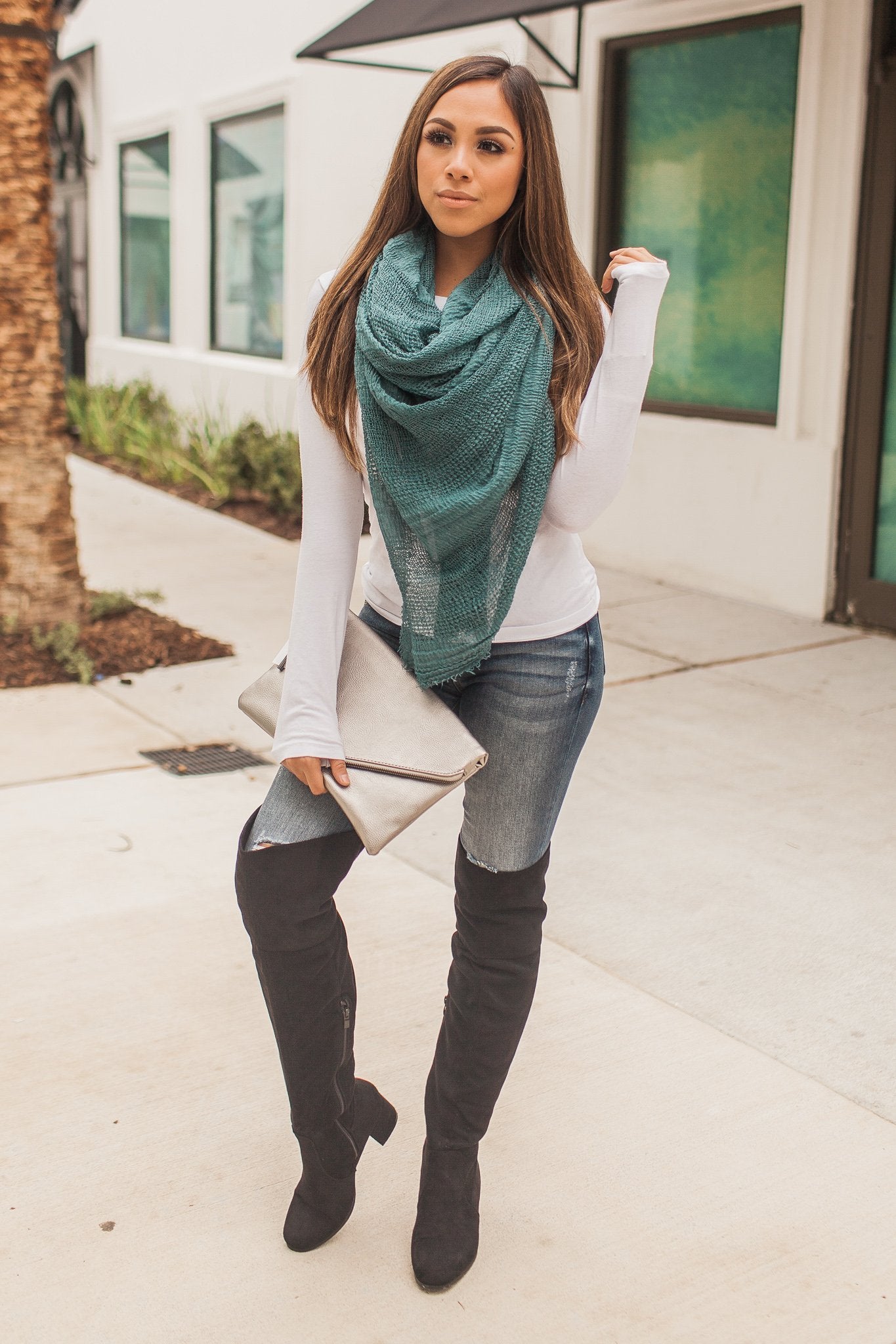 Casual Affair Scarf (Teal)