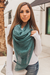 Casual Affair Scarf (Teal)