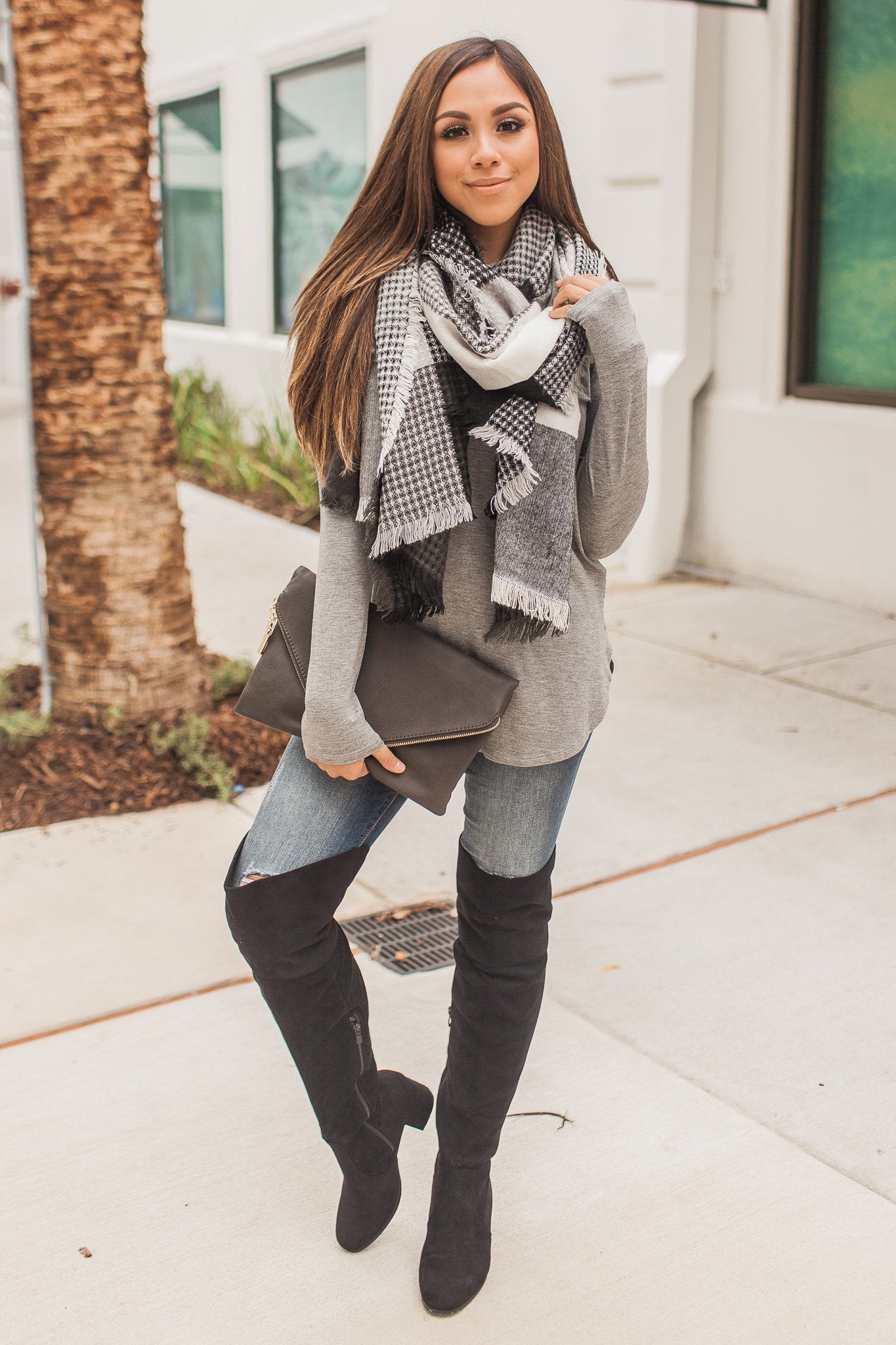 Snow Flurries Scarf