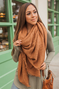 Harvest Season Scarf (Camel)