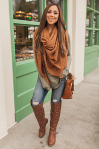 Harvest Season Scarf (Camel)