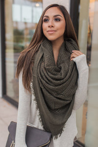 Harvest Season Scarf (Olive)