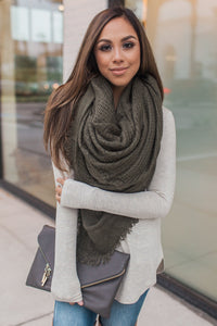 Harvest Season Scarf (Olive)