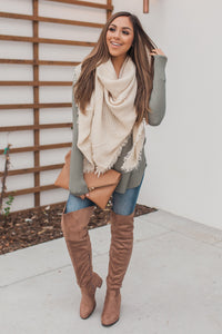 Harvest Season Scarf (Ivory)