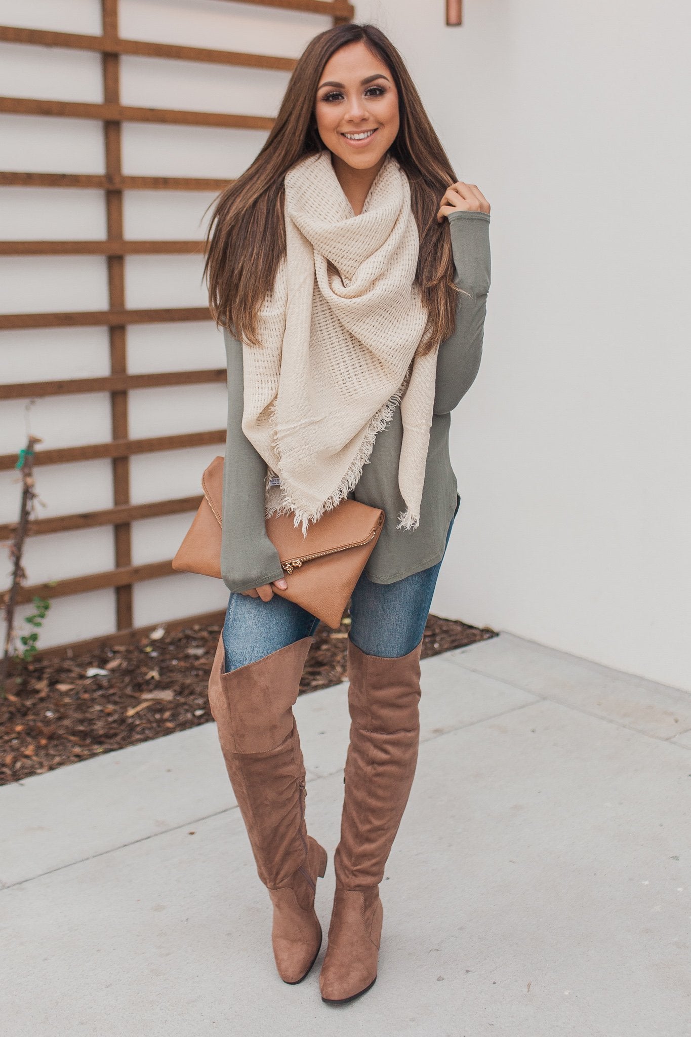 Harvest Season Scarf (Ivory)