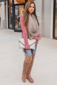Casual Affair Scarf (Mocha)
