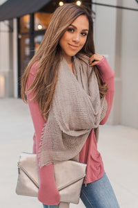 Casual Affair Scarf (Mocha)