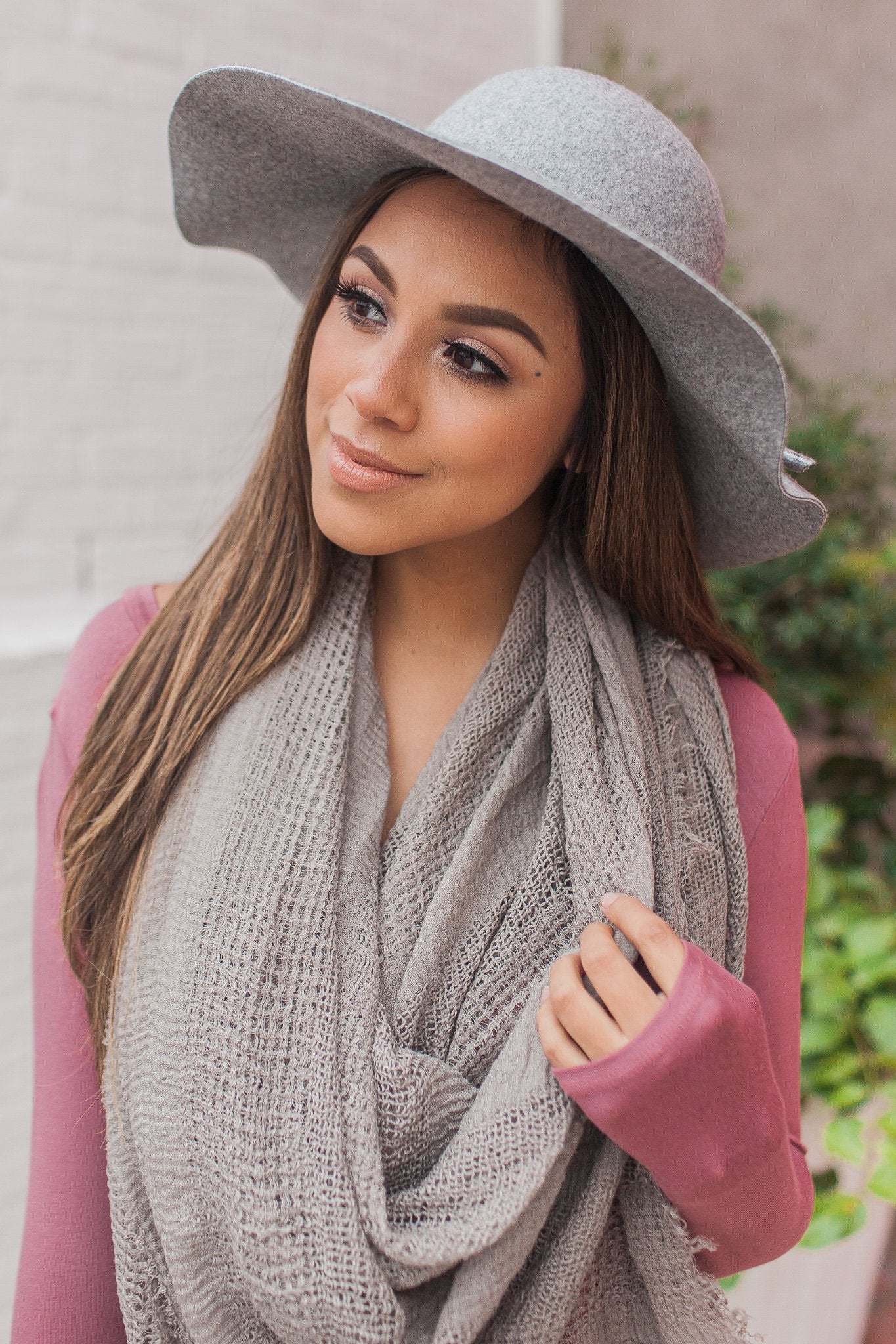 "The Fall Trend" Floppy Hat (Grey)