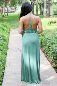 "I'll Never Tell" Maxi Dress (Apple Green)