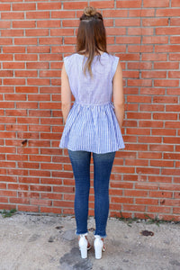 "Chic Like Me" Tunic Top (Blue)