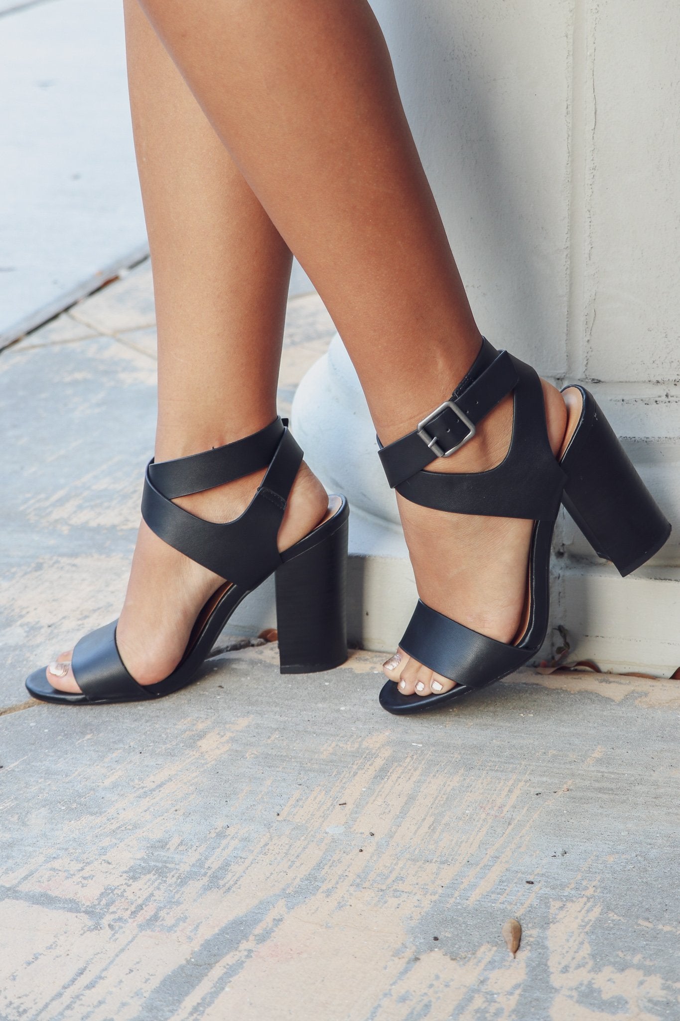 All Figured Out Chunky Heel