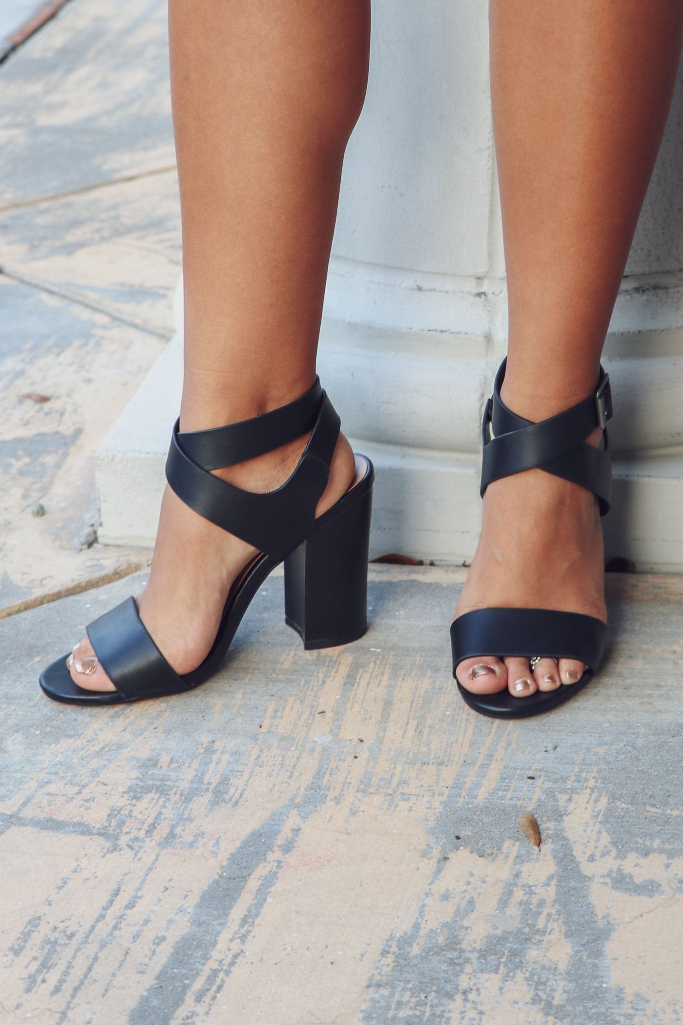 All Figured Out Chunky Heel