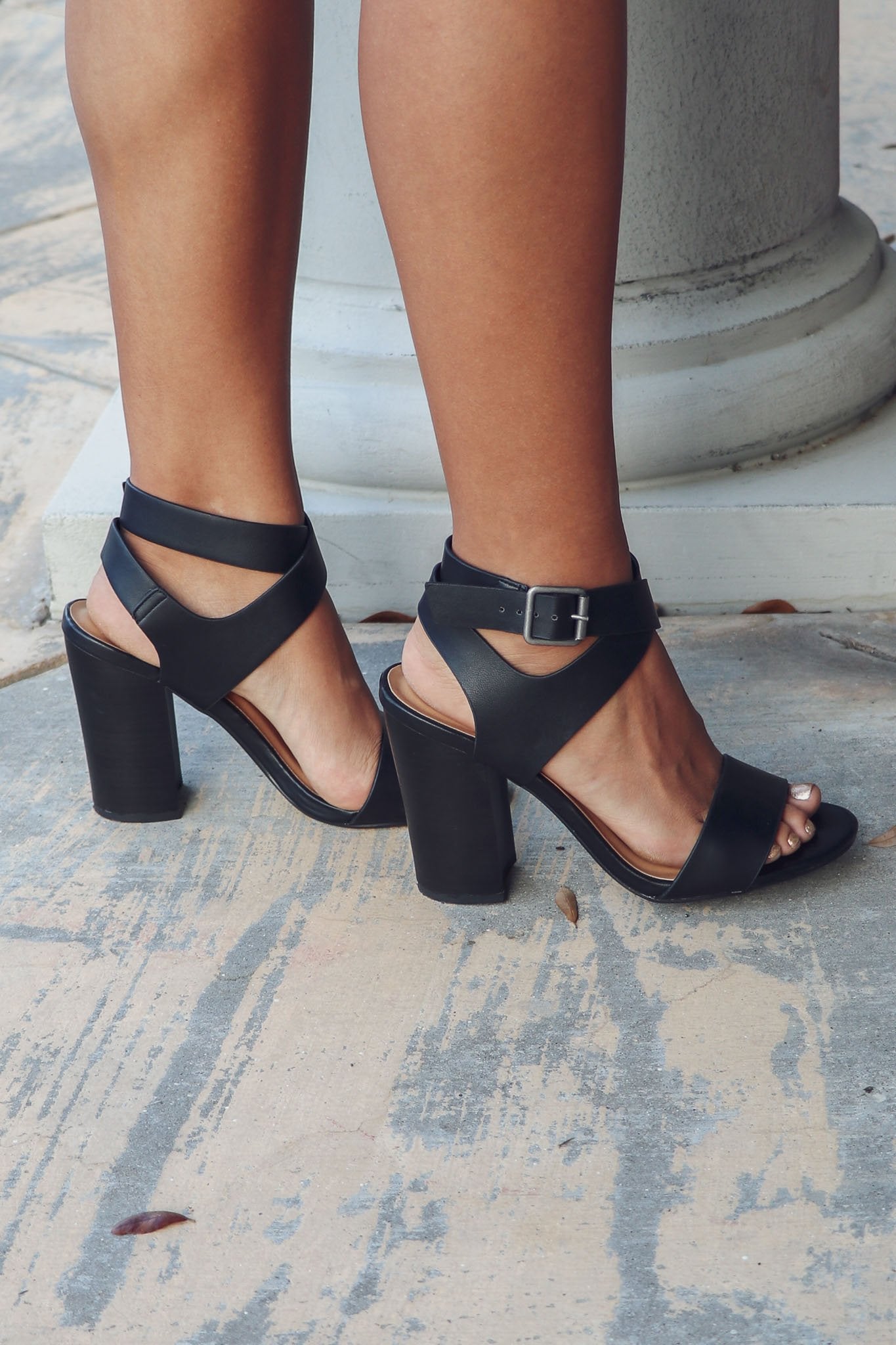 All Figured Out Chunky Heel