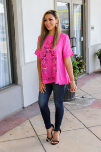 "Perfect For Paradise" Shift Top