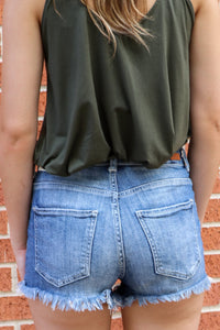 "The High Life" Denim Shorts