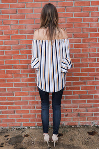 "Come What May" Off Shoulder Top