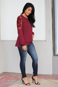 "For Every Rose" Knit Top