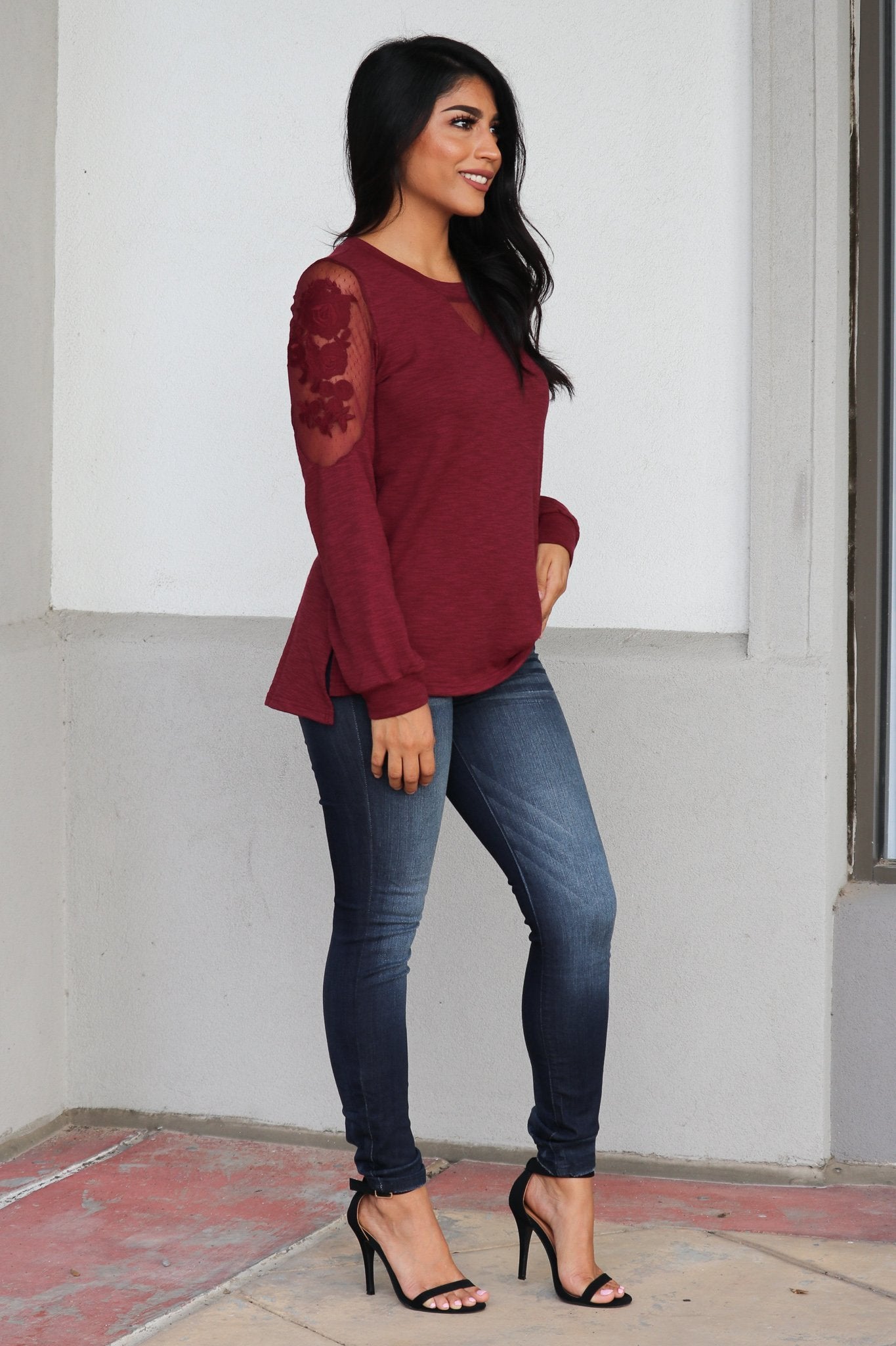 "For Every Rose" Knit Top