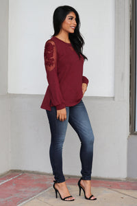"For Every Rose" Knit Top
