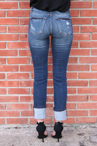 "The Deep Blues" Straight Jeans