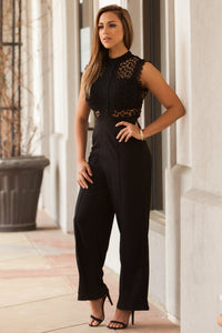 "Refine And Poise" Crochet Jumpsuit